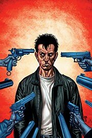 The cover to A Man Called Kev #1 by Glenn Fabry
