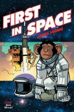 The cover to First In Space by James Vining. Click thumbnail for a larger image.