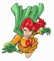 Editor Girl as drawn by the late Mike Wieringo, who passed away the day after this interview was conducted. Talking before the interview, Simon and your author had both concurred that his rendition was our personal favorite.
