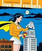 The cover to the latest Love and Rockets. Click for a larger image.