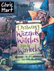 The cover to Drawing Witches, Wizards and Warlocks. Click for a larger image.